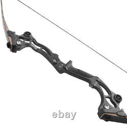 64 Takedown Recurve Bow 30-55lbs Fishing Hunting Archery Carbon Arrows Target
