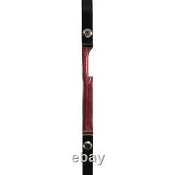 64 Traditional Archery Hunting Wooden Longbow Takedown Recurve Bow RH 25-50lb