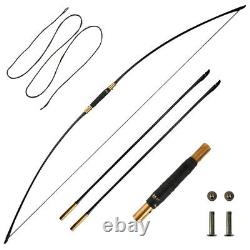66 Archery Takedown English Longbow 30-70lb Right/Left Hand for Adult Hunting