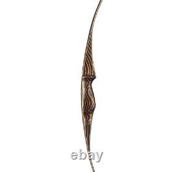 70lb Archery 54 Traditional Recurve Bow Hunting Handmade Longbow Laminated Limb