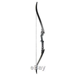 70lb Archery RH Takedown Recurve Bow Set Hunting Arrows Outdoor Sport Adult