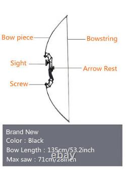8 in 1, 40LBS Luxury Right Hand Bow Archery Arrow Target Hunting Archery Bow Set