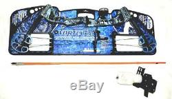 AMS Reel with Fishing Arrow on H2O Barnett Compound Fishing Bow