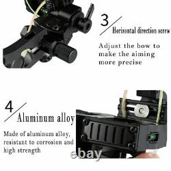 Adjustment Sight Target Range Finder Right Hand Bow Aiming For Hunting Archery