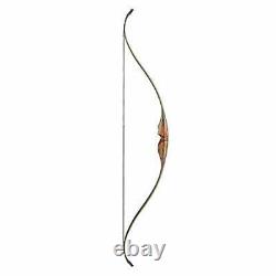 Airobow One Piece Recurve Bow 54in Professional Hunting Longbow 50LBS Right