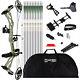 Archery 0-70lbs Compound Bow Kit Hunting Package Carbon Arrows Adult Target X9