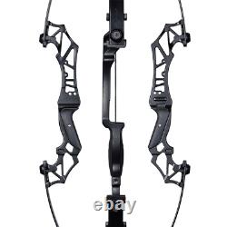Archery 20-55lbs Straight Bow Takedown Hunting Bow Set with Aiming Point for RH