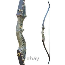 Archery 20-60lbs Takedown Wooden Recurve Bow Kit Adult Hunting Shoting RH LH