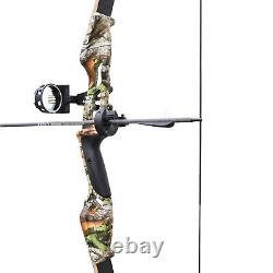 Archery 35lbs Takedown Recurve Bow Set 12x Arrows Kit Right Hand Adult Hunting