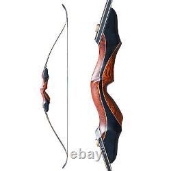 Archery 40lb Recurve Bow Set Outdoor Hunting Target Kit Right Hand Adult Shoting