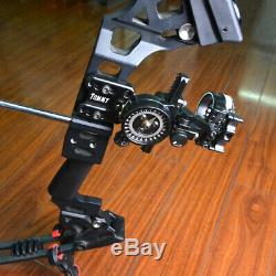 Archery 5 Pin Compound Bow Sight Micro Adjustable Aluminum Bow Shooting Hunting