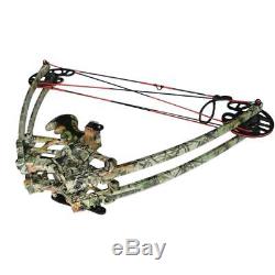 Archery 50Lbs Compound Bow Hunting Right/Left Hand Camo Bow & Bow Case set