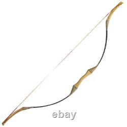 Archery 51 Longbow Recurve Bow 30-45lb Straight Bow Traditional Shooting Target