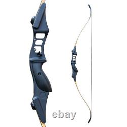 Archery 52 Takedown 40lbs Recurve Bow Kit Carbon Arrows Adult Hunting Shot RH