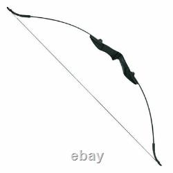 Archery 57 Takedown Recurve Bow Hunting & 6x Target Carbon Arrows Set Practice