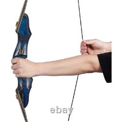Archery 60 Takedown Wooden Recurve Bow Longbow for Adults Hunting & Target