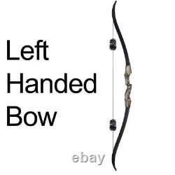 Archery 60 Takedown Wooden Recurve Bow RH/LH for Youth & Adult Outdoor Hunting