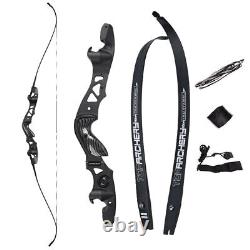 Archery 62 ILF Recurve Bow 19 Aluminum Riser for Hunting & Target Practice