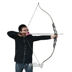 Archery 64 Longbow Takedown Recurve Bow Aluminum Hunting Right Hand 35-60lbs
