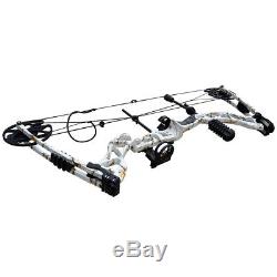 Archery Compound Bow 35-70lbs Adjust Right Handed Hunting Target Men Camouflage