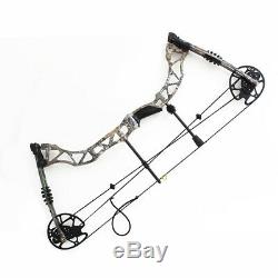 Archery Compound Bow 35-70lbs Adjustable Hunting Target Sets Forest Camouflage
