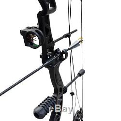 Archery Compound Bow 35-70lbs Right Hand Target Outdoor Black Hunting Outdoo
