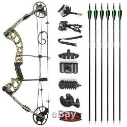 Archery Compound Bow Arrows Set 30-70lbs Sight Stabilizer Bow Hunting Shooting
