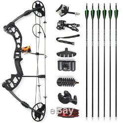 Archery Compound Bow Kit 30-70lbs Arrows Sight Stabilizer Bow Hunting Shooting