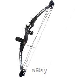 Archery Compound Bow Right Handed 38'' Adult Adjust Hunting Bow Set 25-45 Lbs