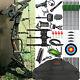 Archery Compound Bow Set 21.5-60lbs Steel Ball Dual Use Arrows Hunting 330fps