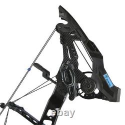 Archery Compound Bow Set 21.5-80lbs Steel Ball Dual Purpose Arrow Hunting 330fps