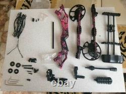 Archery Compound Bow Set 30-70lbs 330fps Arrows Sight Stabilizer Hunting Target