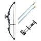 Archery Compound Hunting Bow and Arrow 55lb Quiver, Arrows, Sight & Arrow Rest