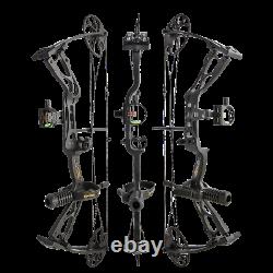 Archery Hunting Compound Bow Kit 0-60lbs/18-31 Adults Youth Target Dragon X8