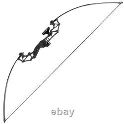 Archery Hunting Takedown Recurve Bow & 12x Arrow & Bow Sight Arrow Rest & Quiver