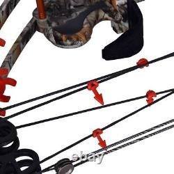 Archery Mini Compound Bow Set 45 Lbs Arrow Bow Fishing Hunting Right & Left Hand