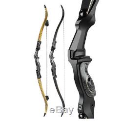 Archery Recurve Bow ILF Hunting Takedown 60'' Right Left Hand Longbow Package