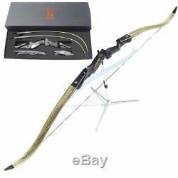 Archery Recurve Bow ILF Hunting Takedown 60'' Right Left Hand Longbow Package