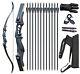 Archery Recurve Bow and Arrows for Adults 52 Archery Set 30-50lb