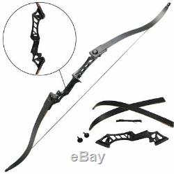 Archery Recurve Takedown Bows Sets 60LBS Hunting Target 57 Outdoor Practice
