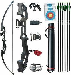 Archery Set Adult Takedown Recurve Bow Arrow Set Hunting Target Practice Longbow