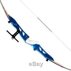 Archery Takedown Recurve Bow Alloy Riser 66 Longbow Adult Hunting Target Games