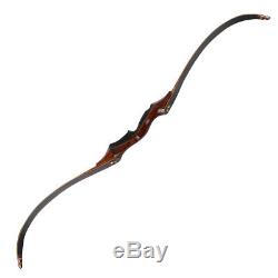 Archery Takedown Recurve Bow Hunting Right Hand Wooden Riser Laminated Bow Limbs