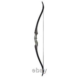 Archery Takedown Recurve Bow RH/LH 60 Wooden Traditional Hunting Bow 25-50lb