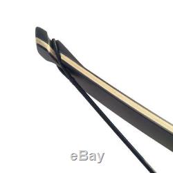 Archery Takedown Recurve Bow Right Hand 60 Hunting Longbow + Extra Limbs
