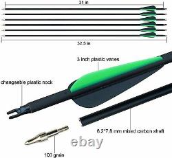 Archery Takedown Recurve Bow Set Arrows Hunting Target Beginner Adult Practice