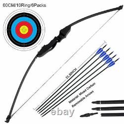 Archery Takedown Recurve Bow and Arrow Set Hunting Long Bow Kit Outdoor Hunting