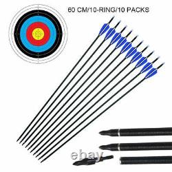 Archery Takedown Recurve Bow and Arrow Set Hunting Long Bow Kit Outdoor Hunting