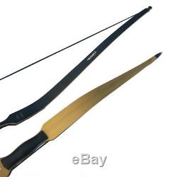 Archery Traditional Recurve Bow Longbow Handmade Laminated Horsebow Hunting 60