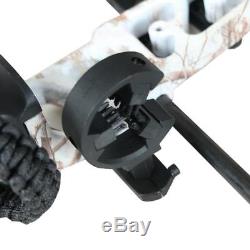 Archery White Compound Bbow And Arrows Adjsutable Hunting USA Limbs Right Handed